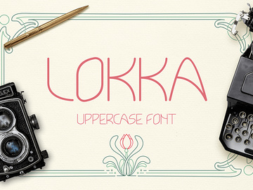 Lokka Free Font preview picture
