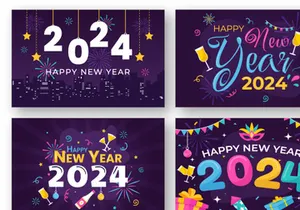 15 Happy New Year 2024 Illustration