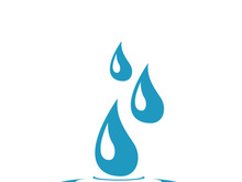 Water drop logo template vector illustration design