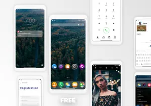 Zero X6 - mobile UI kit