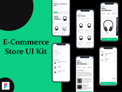 E-Commerce Store iOS App UI Kit