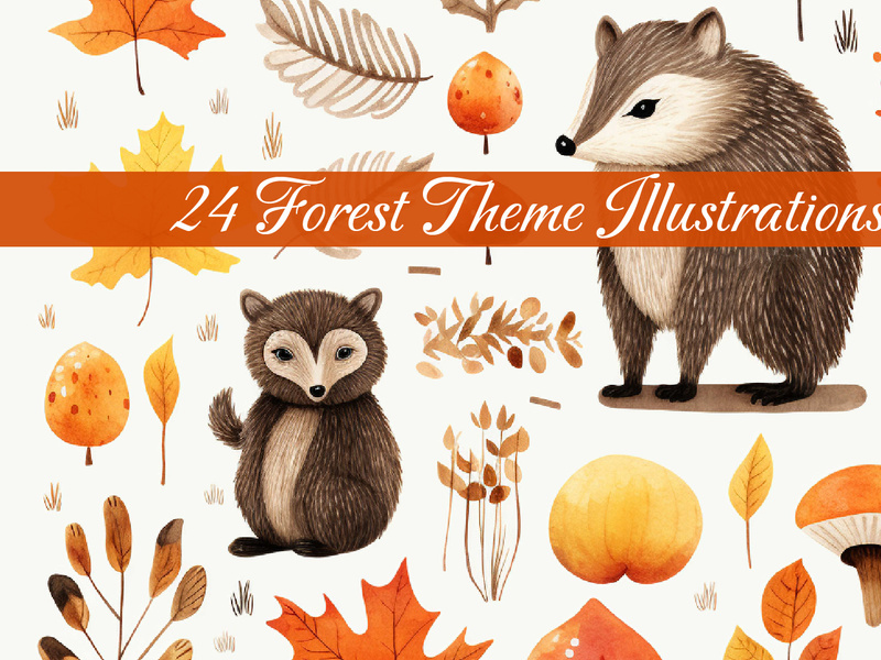 Creative Forest Theme Illustration Ai Image