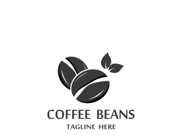 Premium coffee bean logo design. preview picture