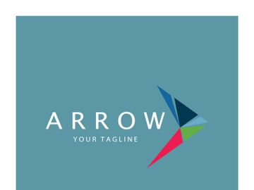 Arrow vector illustration icon Logo Template design preview picture