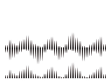 Sound waves vector illustration preview picture