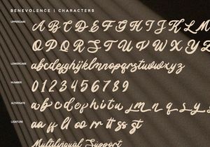 Benevolence - Brush Script