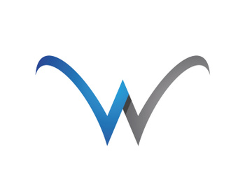 W Letter vector illustration icon Logo Template preview picture
