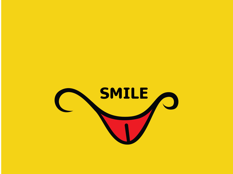 Smile logo and symbol vector image