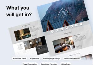 Harmonia | Hotel Landing Page UI Kit
