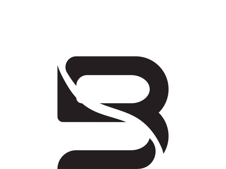 B letter logo template vector illustration