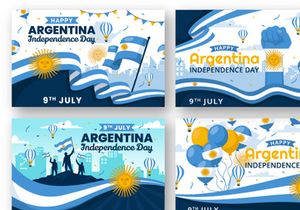 12 Argentina Independence Day Illustration