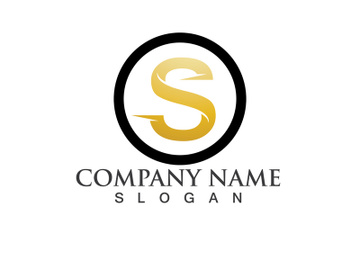 Business corporate letter S logo design vector. preview picture