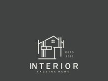 Home Interior logo building design template architecture unique styles