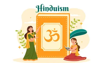 14 Hinduism of Indian Illustration