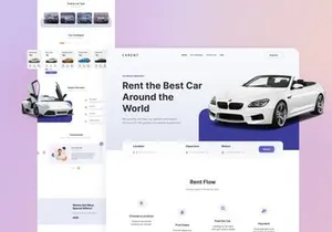 Carent - Car Rental Landing Page v.2