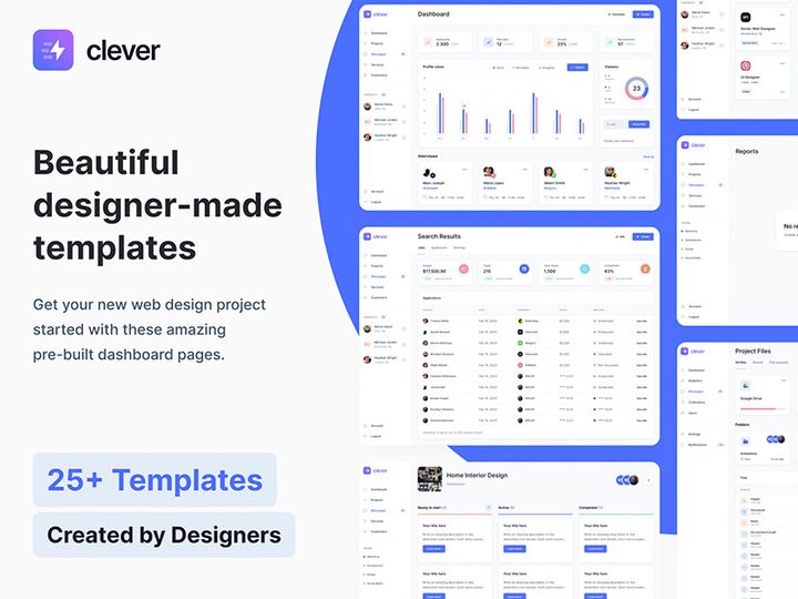 Clever Dashboard UI Kit