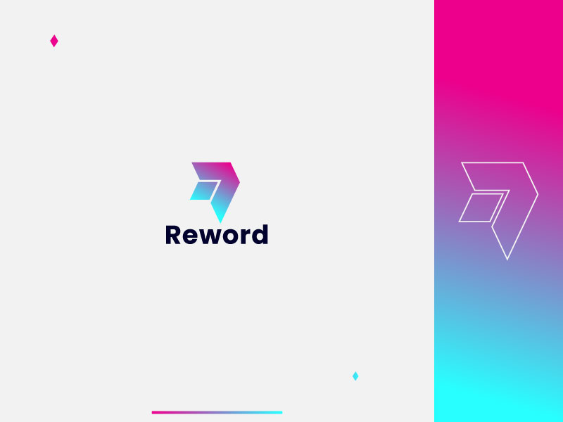 Wordmark Logo - Letter R Logo - Gradient Logo - Business Logo Design