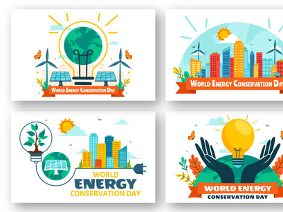 11 World Energy Conservation Day Illustration