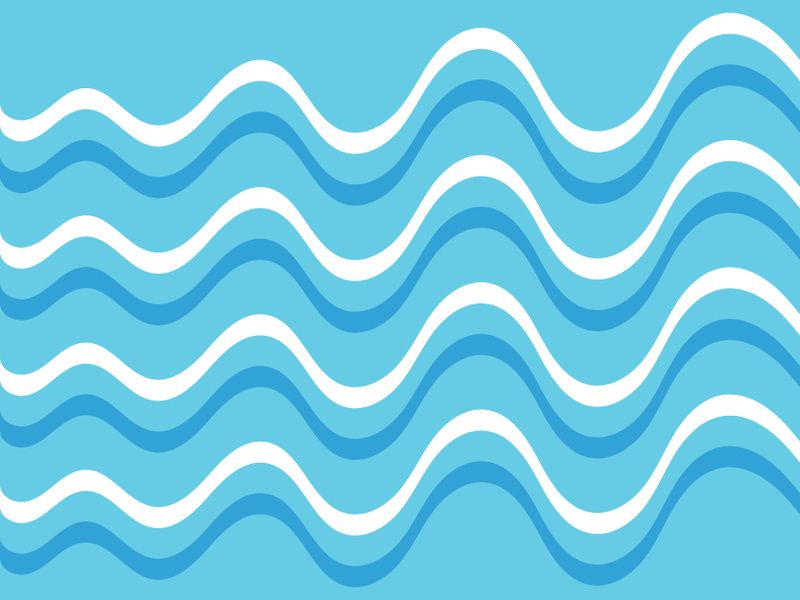 Abstract Water wave design background