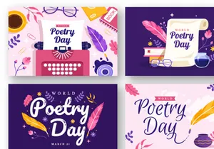 15 World Poetry Day Illustration