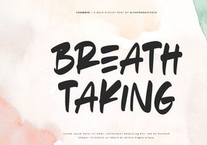 Chamber - Handwritten Font