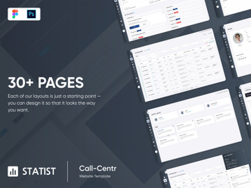 Statist - UI Design Dashboard And Admin Template preview picture