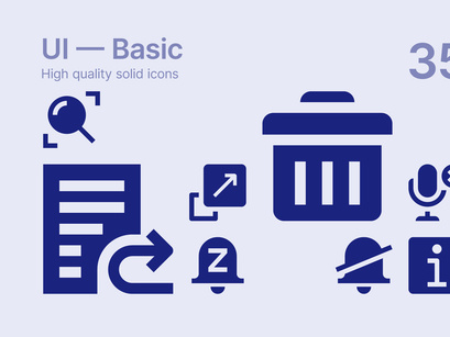 UI — Basic Icons