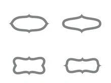 Circus element icon illustration