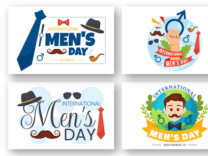 13 International Men's Day Illustration