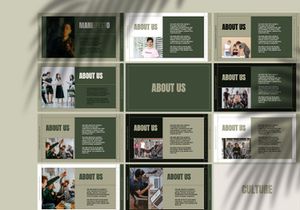 MANIEFESTO Creative Agency PowerPoint Template