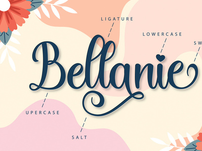 Bellanie moder script font