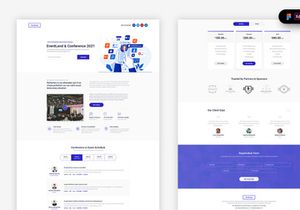 Event & Conference Landing Page Template