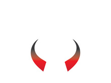 Devil horn Vector icon design illustration Template
