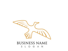 Swan logo and symbol vector