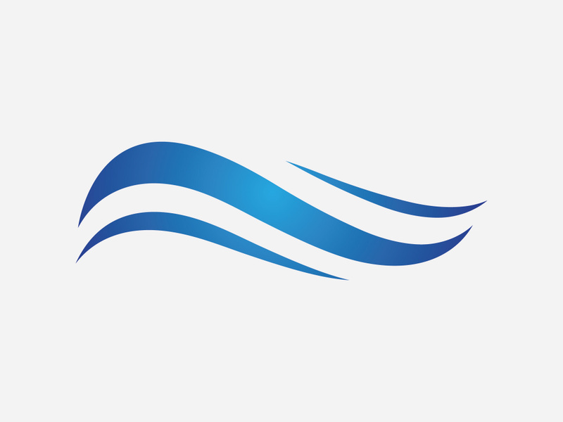 Water Wave symbol and icon Logo vector