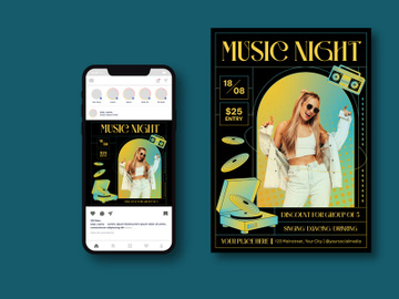 Music Night Flyer preview picture