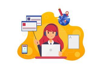 M117_Online Education Illustrations
