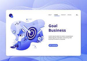 Business Strategy set Illustration