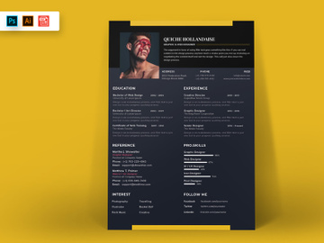 Resume CV Template-83 preview picture