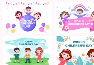 18 Happy Children's Day Illustration