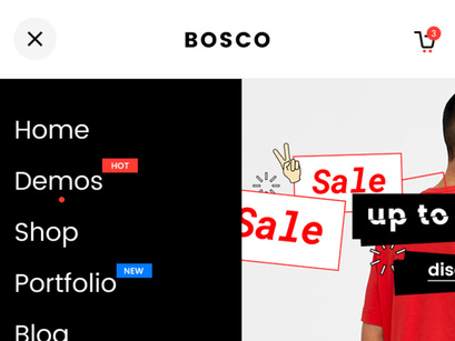 BOSCO – Responsive E-commerce PSD Template