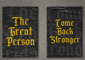Wilson Wells - Blackletter Decorative Font