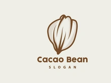 Cacao Logo, Cocoa Fruit Plant Logo