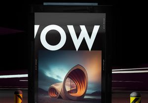 Free Poster Template (with free fonts)