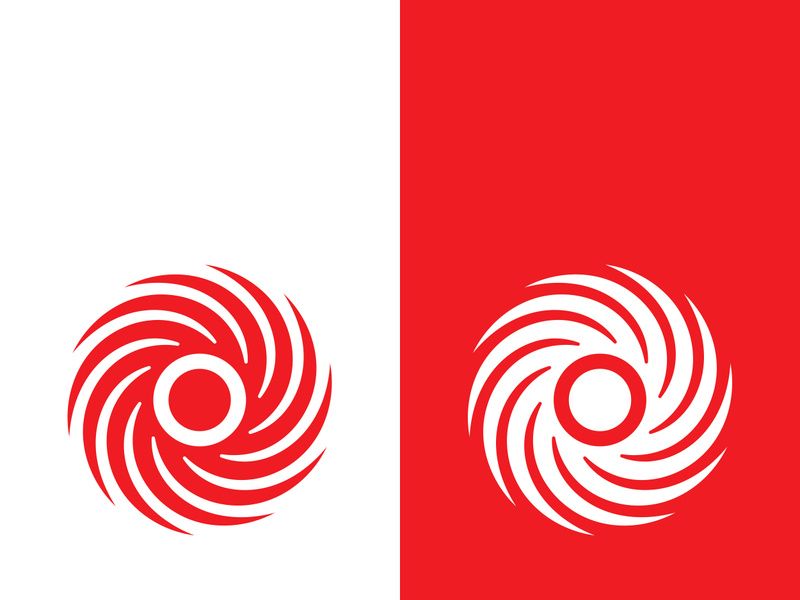 vortex vector illustration icon logo template design