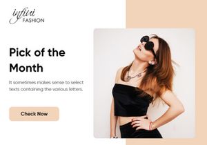 Infiui Fashion - Newsletter Template