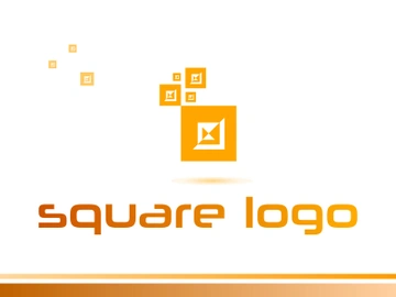 square abstract logo preview picture