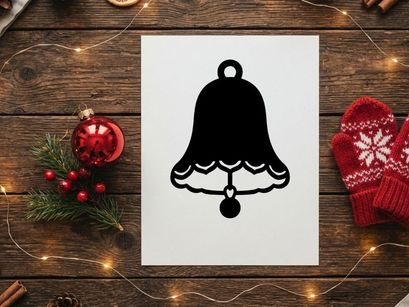 Christmas Bell Ornament for Holiday Decorations and Festive Celebrations