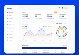 Oexa - Admin Dashboard Template UI KIT