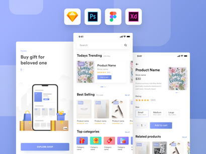 Kamartaj - gift shop UI kit